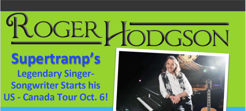 Roger Hodgson On Tour!