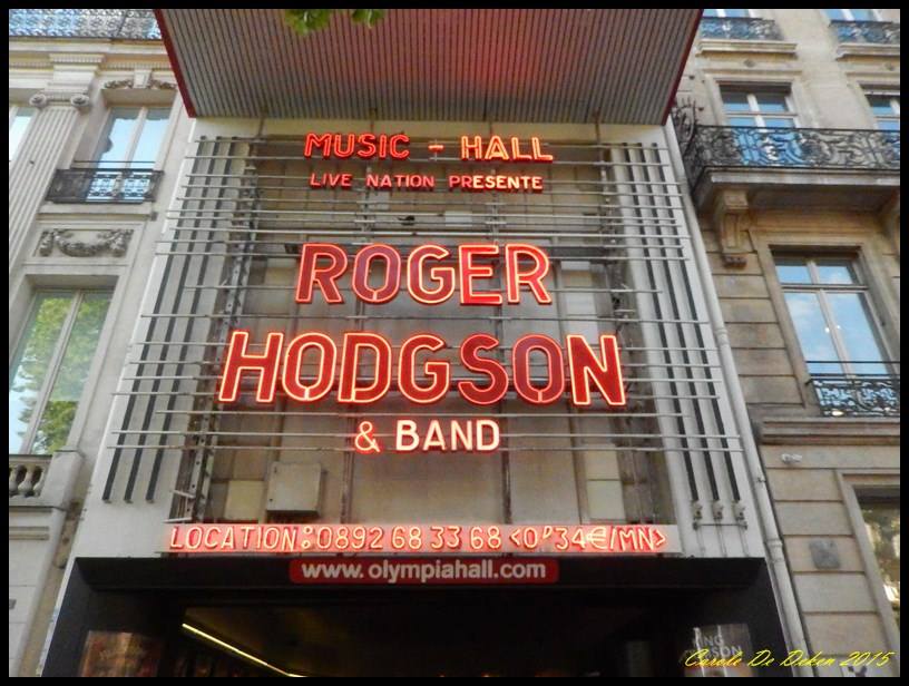 Roger Hodgson ~ Olympia ~ Paris, France